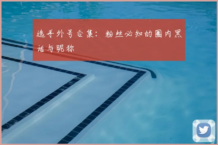 选手外号合集：粉丝必知的圈内黑话与昵称