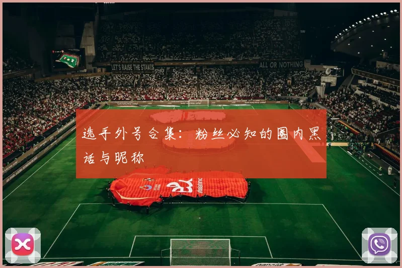 选手外号合集:粉丝必知的圈内黑话与昵称